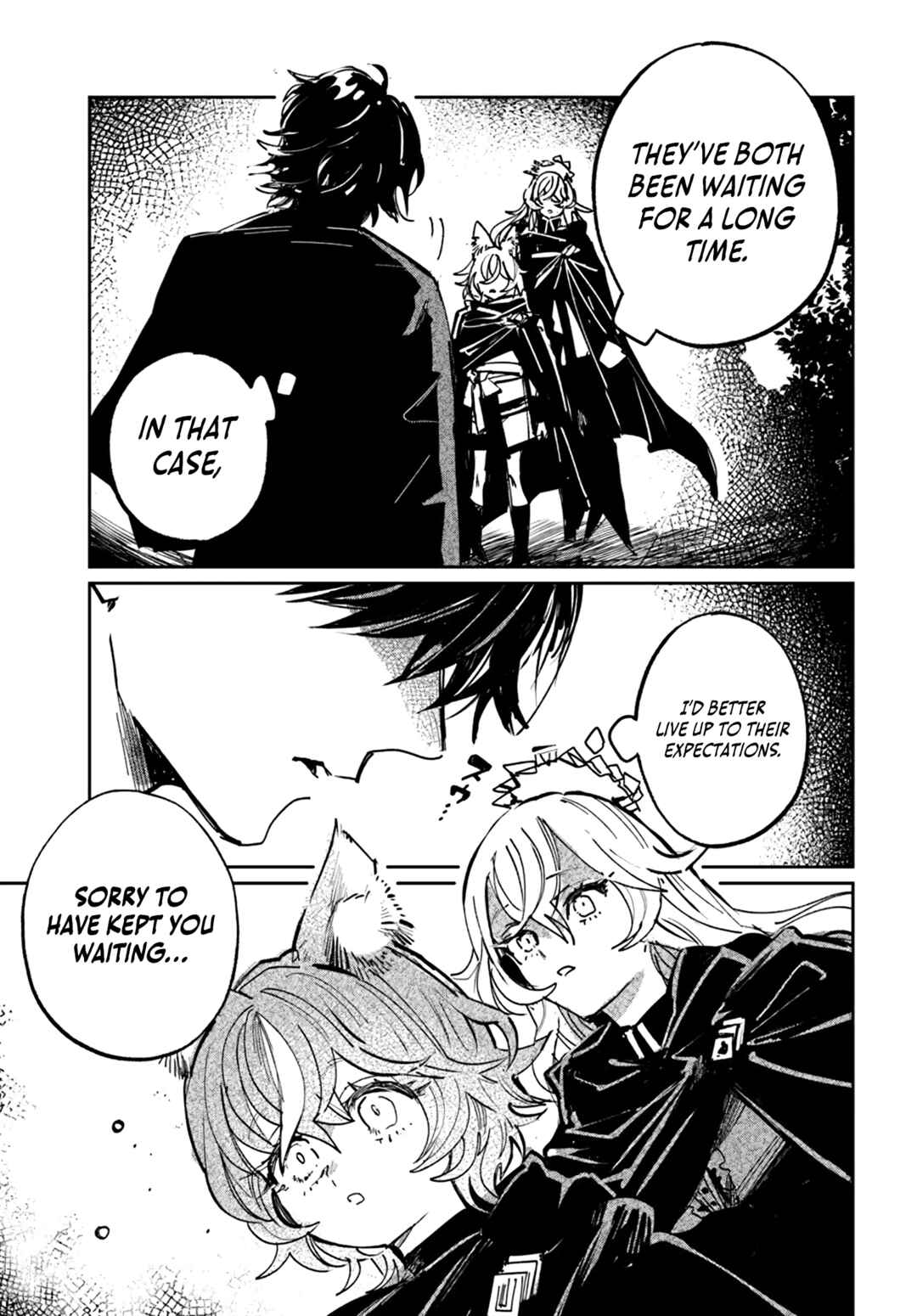 Page 9 Chapter 2.2 Shio no Kikan ~Moto Yuusha no Ore, Jibun ga Soshiki Shita Chuunibyou Himitsu Kessha wo Tomeru Tame ni Futatabi Isekai ni Shoukan Sarete Shimau~