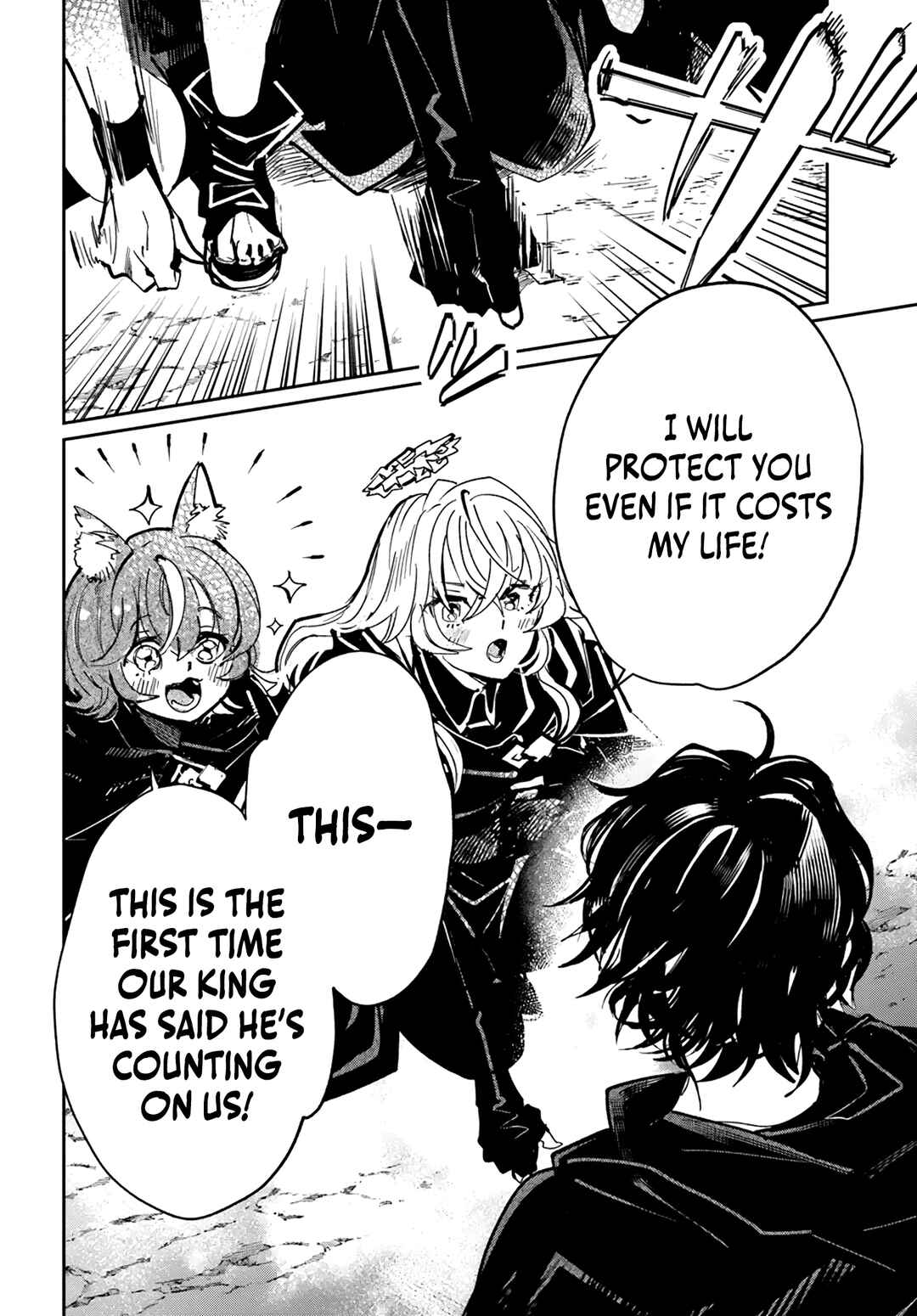 Page 7 Chapter 3.1 Shio no Kikan ~Moto Yuusha no Ore, Jibun ga Soshiki Shita Chuunibyou Himitsu Kessha wo Tomeru Tame ni Futatabi Isekai ni Shoukan Sarete Shimau~