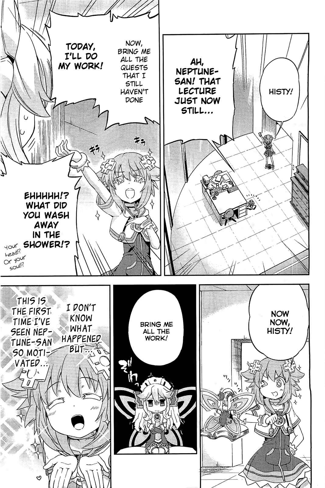 Page 11 Chapter 7 Choujigen Game Neptune: The Animation - Hello New World