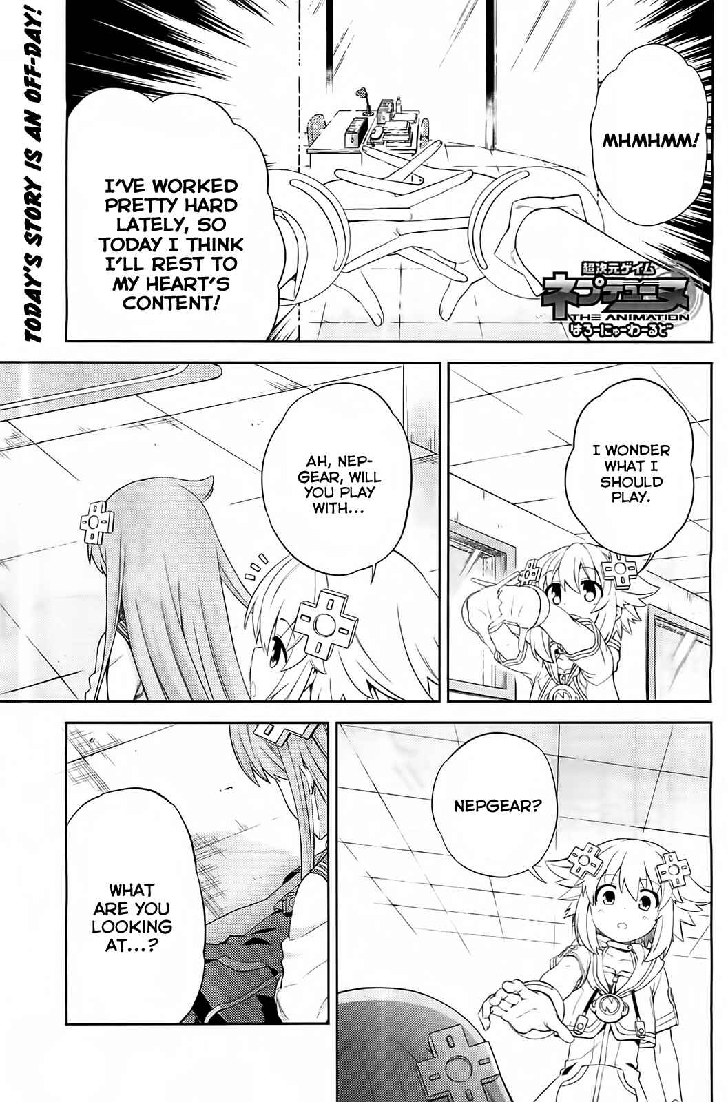 Page 1 Chapter 8 Choujigen Game Neptune: The Animation - Hello New World