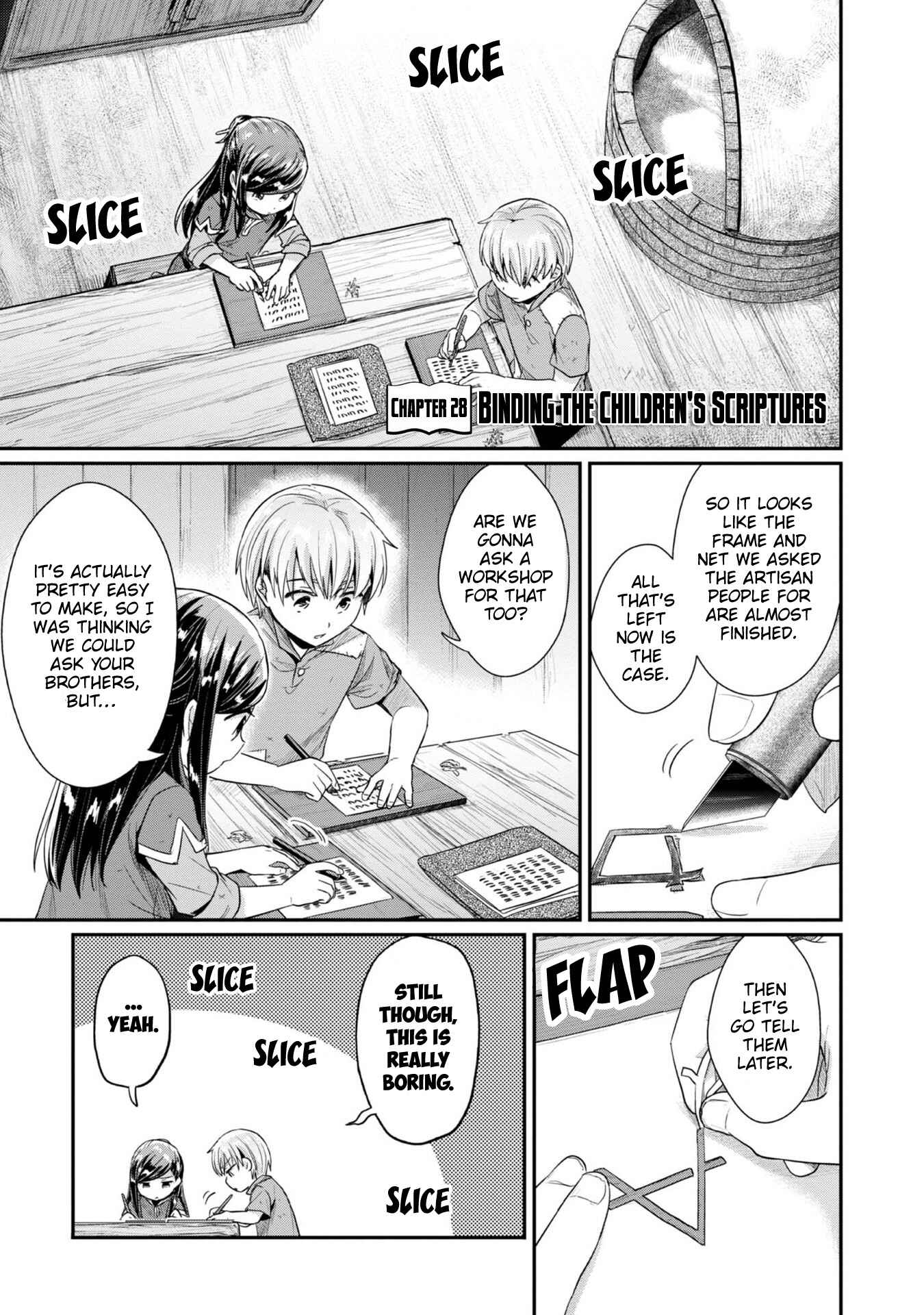 Page 2 Chapter 28 Honzuki no Gekokujou: Shisho ni Naru Tame ni wa Shudan o Erandeiraremasen—Dai 2-bu: Hon no Tamenara Miko ni Naru!