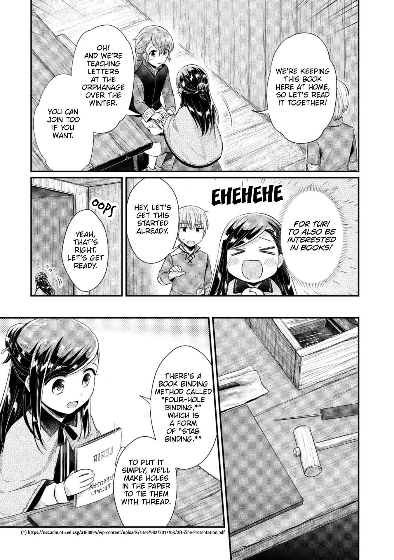 Page 29 Chapter 28 Honzuki no Gekokujou: Shisho ni Naru Tame ni wa Shudan o Erandeiraremasen—Dai 2-bu: Hon no Tamenara Miko ni Naru!