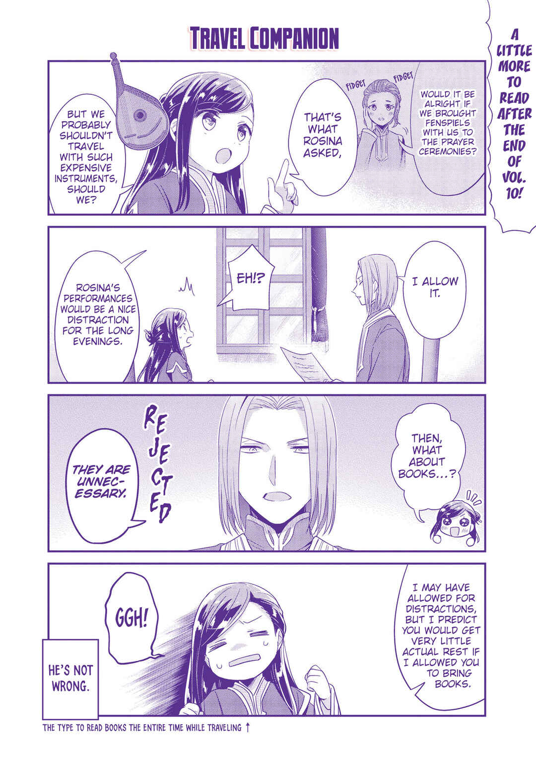 Page 10 Chapter 50.5 Honzuki no Gekokujou: Shisho ni Naru Tame ni wa Shudan o Erandeiraremasen—Dai 2-bu: Hon no Tamenara Miko ni Naru!