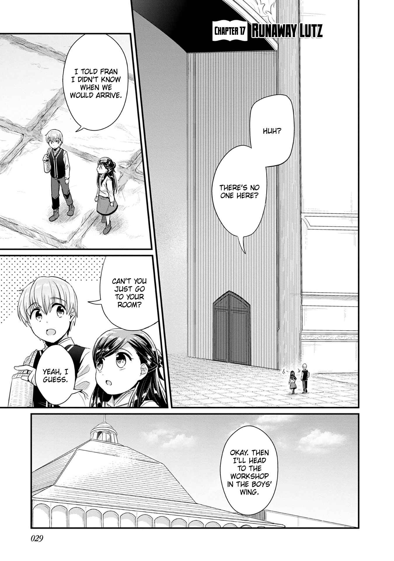 Page 2 Chapter 17 Honzuki no Gekokujou: Shisho ni Naru Tame ni wa Shudan o Erandeiraremasen—Dai 2-bu: Hon no Tamenara Miko ni Naru!