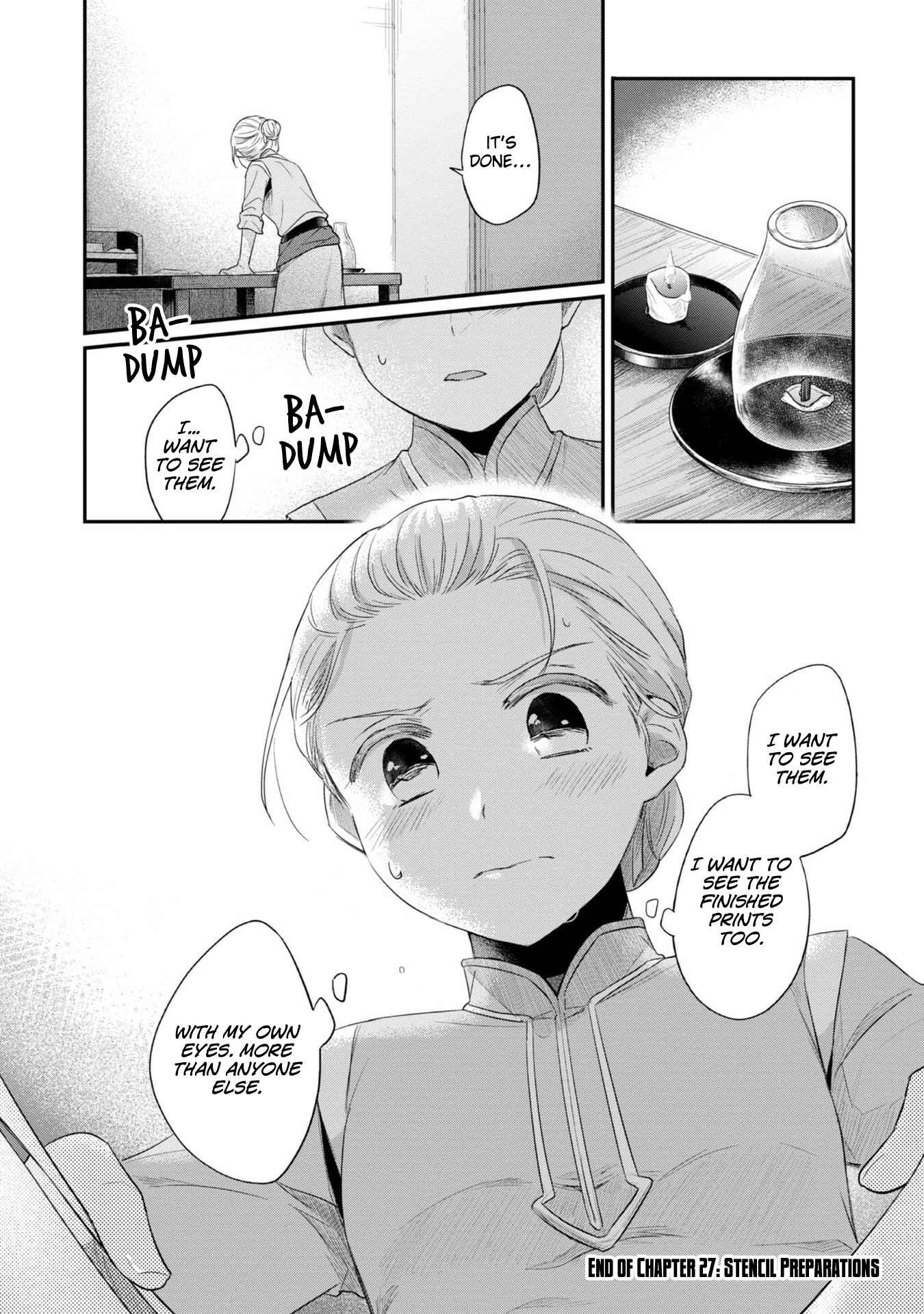 Page 23 Chapter 27 Honzuki no Gekokujou: Shisho ni Naru Tame ni wa Shudan o Erandeiraremasen—Dai 2-bu: Hon no Tamenara Miko ni Naru!