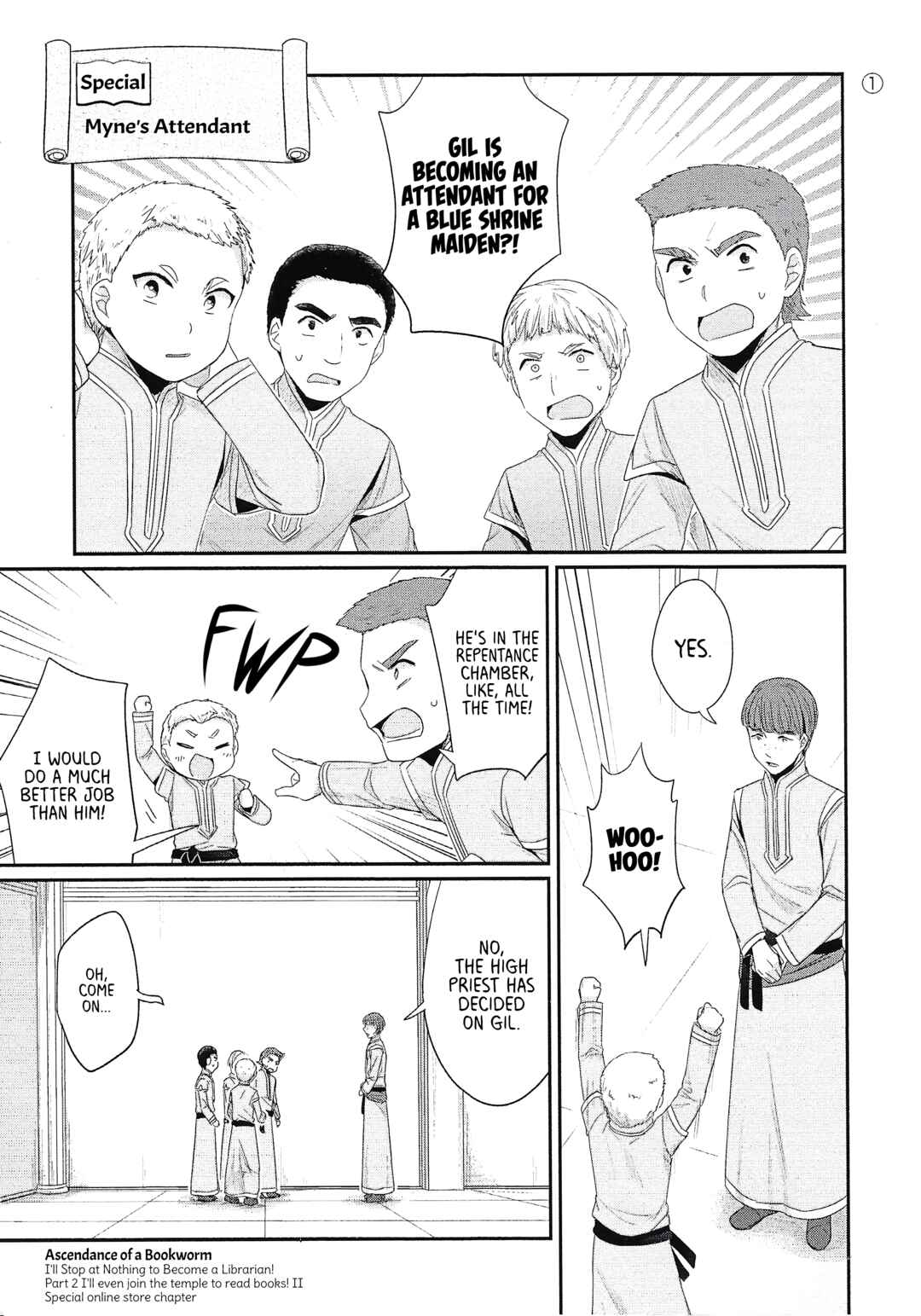 Page 1 Chapter 9.6 Honzuki no Gekokujou: Shisho ni Naru Tame ni wa Shudan o Erandeiraremasen—Dai 2-bu: Hon no Tamenara Miko ni Naru!