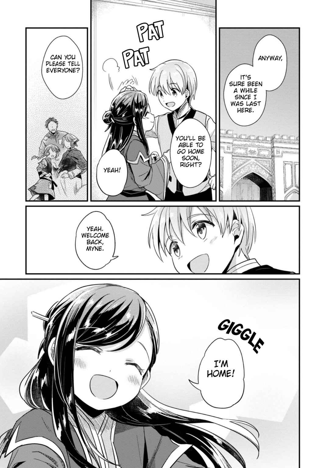 Page 10 Chapter 49 Honzuki no Gekokujou: Shisho ni Naru Tame ni wa Shudan o Erandeiraremasen—Dai 2-bu: Hon no Tamenara Miko ni Naru!