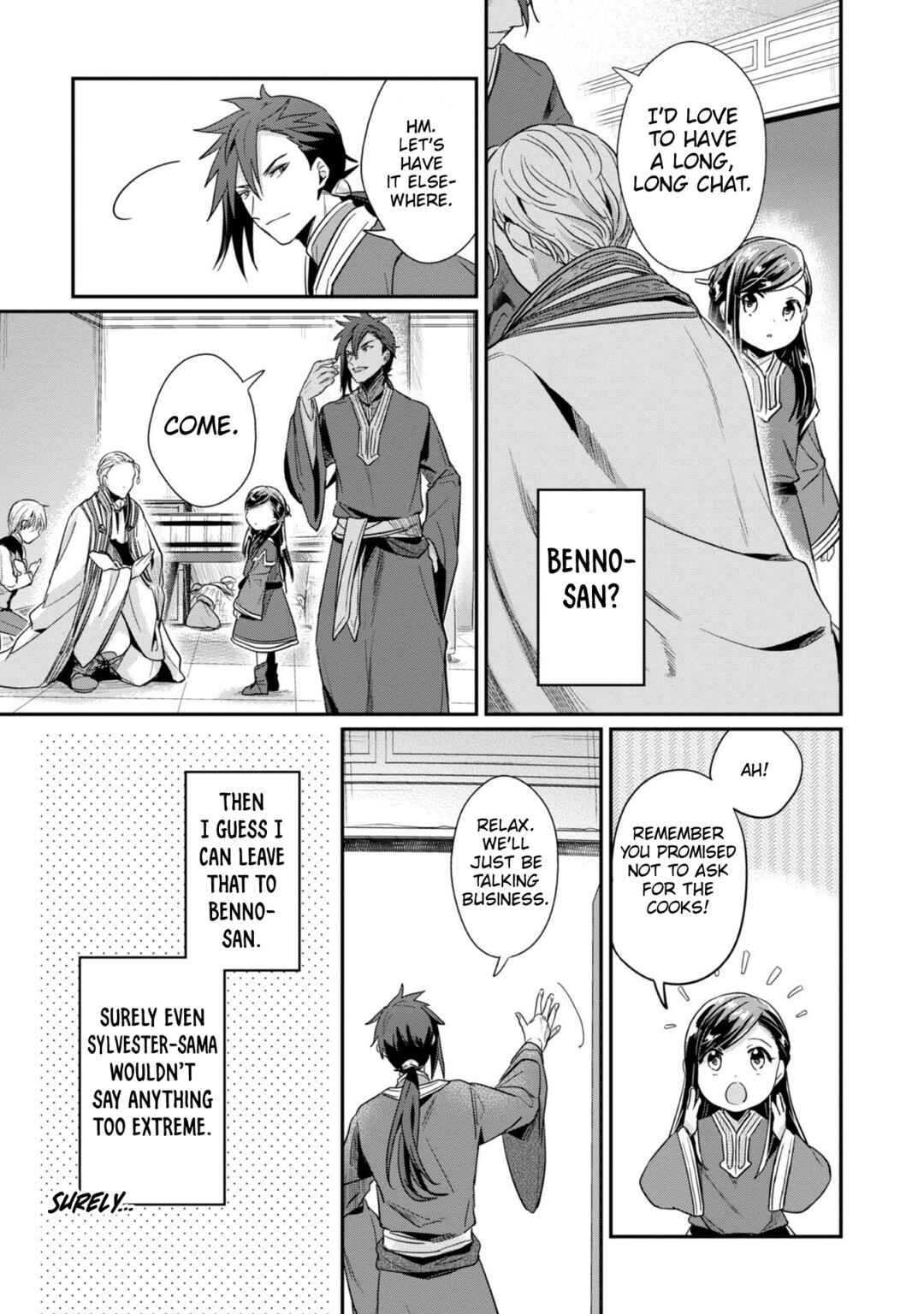 Page 18 Chapter 49 Honzuki no Gekokujou: Shisho ni Naru Tame ni wa Shudan o Erandeiraremasen—Dai 2-bu: Hon no Tamenara Miko ni Naru!