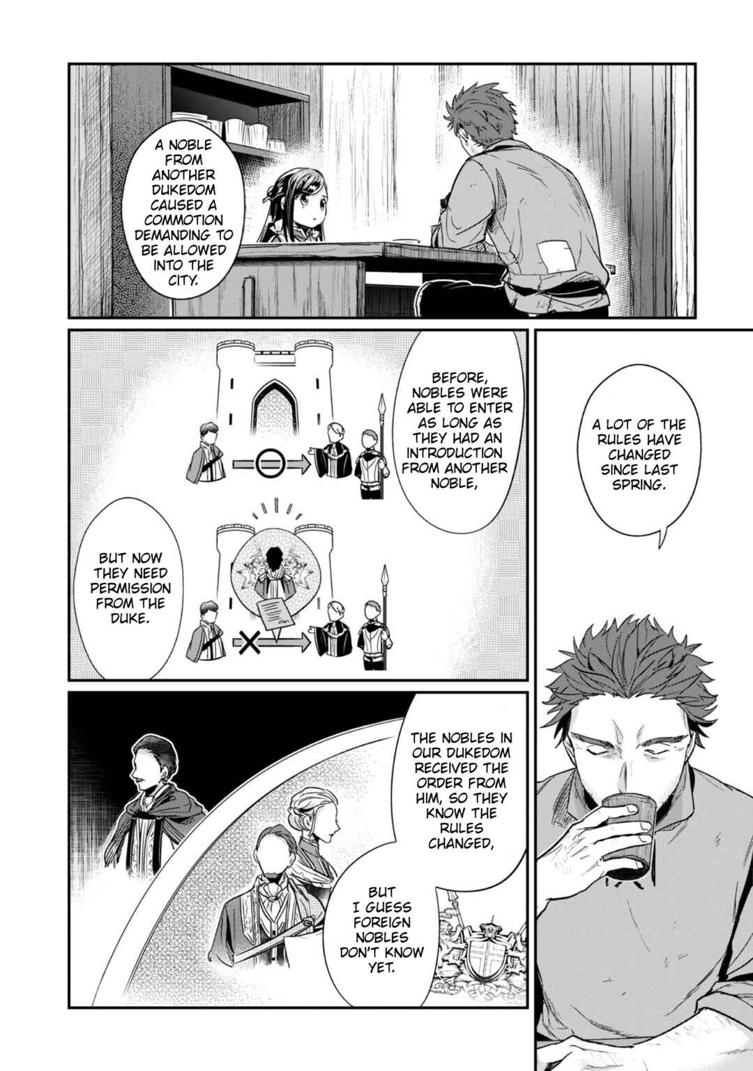 Page 10 Chapter 56 Honzuki no Gekokujou: Shisho ni Naru Tame ni wa Shudan o Erandeiraremasen—Dai 2-bu: Hon no Tamenara Miko ni Naru!