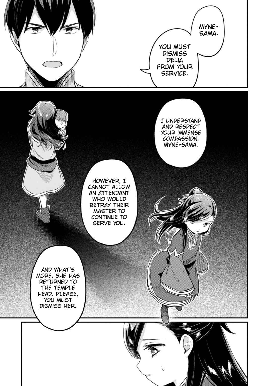 Page 29 Chapter 56 Honzuki no Gekokujou: Shisho ni Naru Tame ni wa Shudan o Erandeiraremasen—Dai 2-bu: Hon no Tamenara Miko ni Naru!