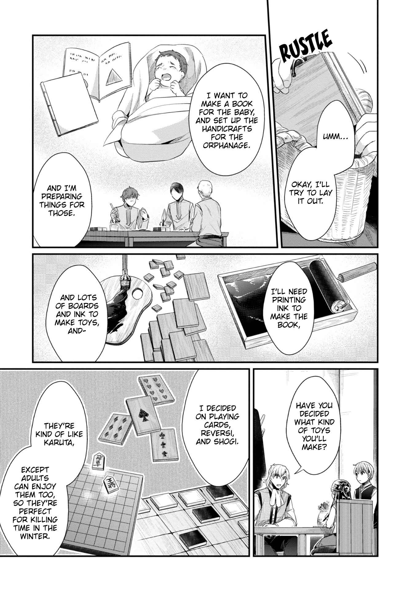 Page 18 Chapter 23 Honzuki no Gekokujou: Shisho ni Naru Tame ni wa Shudan o Erandeiraremasen—Dai 2-bu: Hon no Tamenara Miko ni Naru!