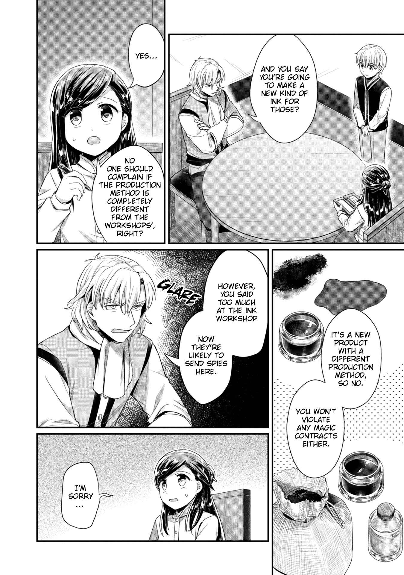 Page 19 Chapter 23 Honzuki no Gekokujou: Shisho ni Naru Tame ni wa Shudan o Erandeiraremasen—Dai 2-bu: Hon no Tamenara Miko ni Naru!
