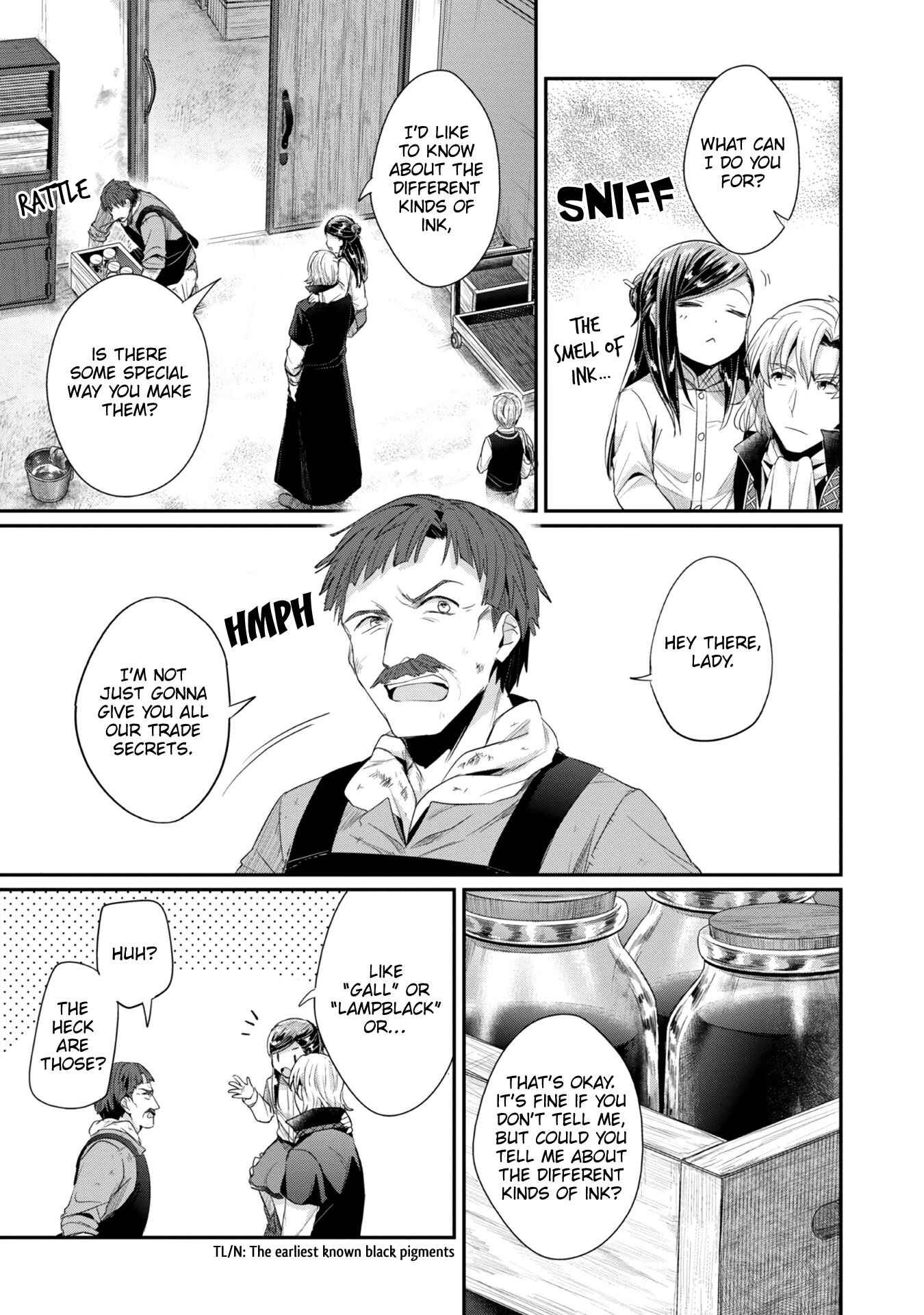Page 8 Chapter 23 Honzuki no Gekokujou: Shisho ni Naru Tame ni wa Shudan o Erandeiraremasen—Dai 2-bu: Hon no Tamenara Miko ni Naru!