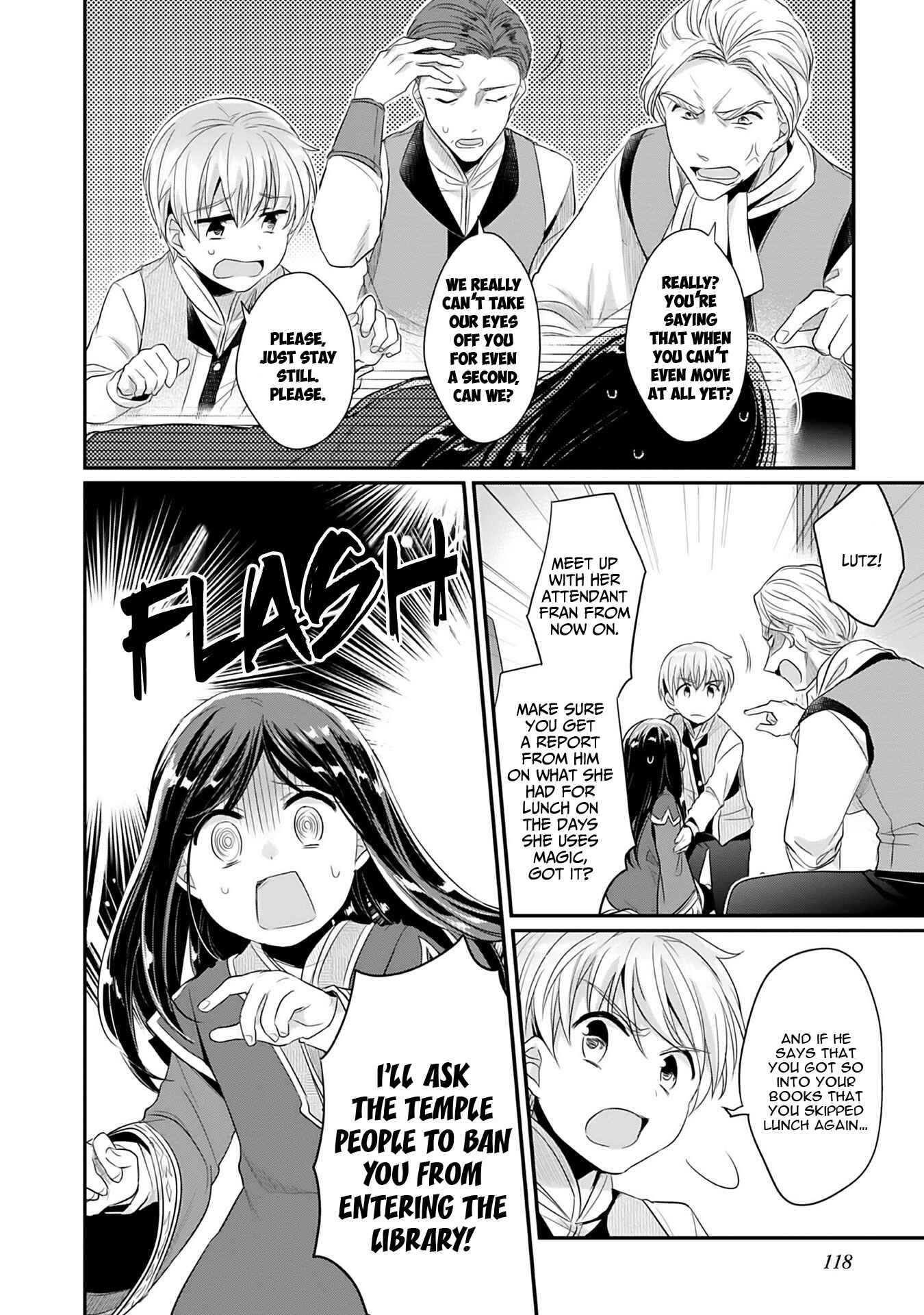 Page 24 Chapter 3 Honzuki no Gekokujou: Shisho ni Naru Tame ni wa Shudan o Erandeiraremasen—Dai 2-bu: Hon no Tamenara Miko ni Naru!