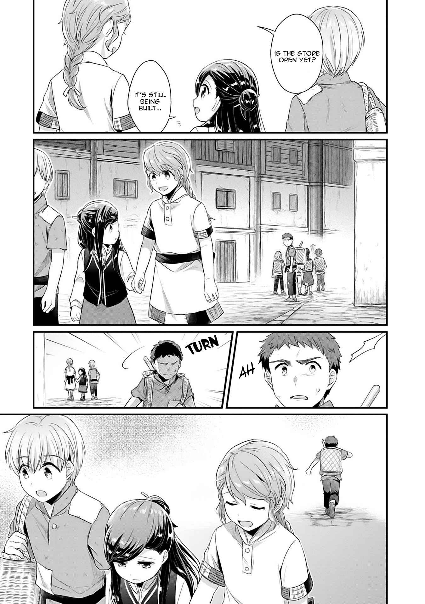 Page 29 Chapter 3 Honzuki no Gekokujou: Shisho ni Naru Tame ni wa Shudan o Erandeiraremasen—Dai 2-bu: Hon no Tamenara Miko ni Naru!