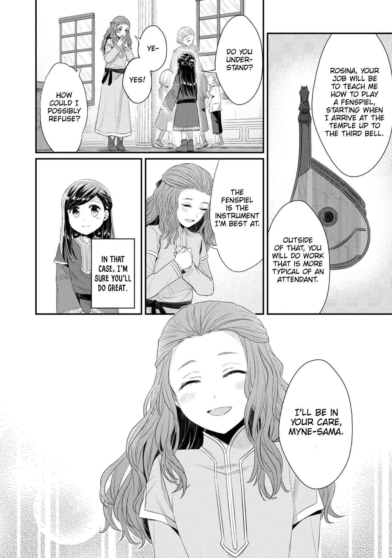 Page 10 Chapter 21 Honzuki no Gekokujou: Shisho ni Naru Tame ni wa Shudan o Erandeiraremasen—Dai 2-bu: Hon no Tamenara Miko ni Naru!