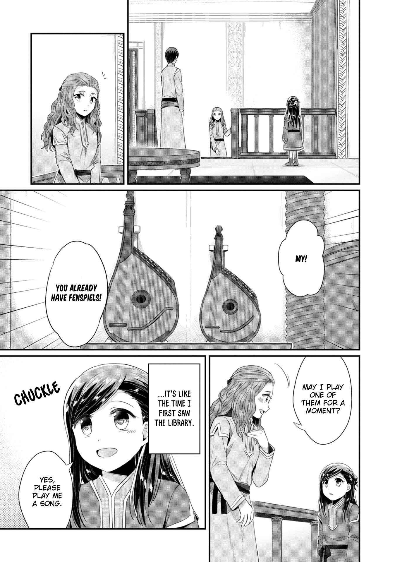 Page 11 Chapter 21 Honzuki no Gekokujou: Shisho ni Naru Tame ni wa Shudan o Erandeiraremasen—Dai 2-bu: Hon no Tamenara Miko ni Naru!