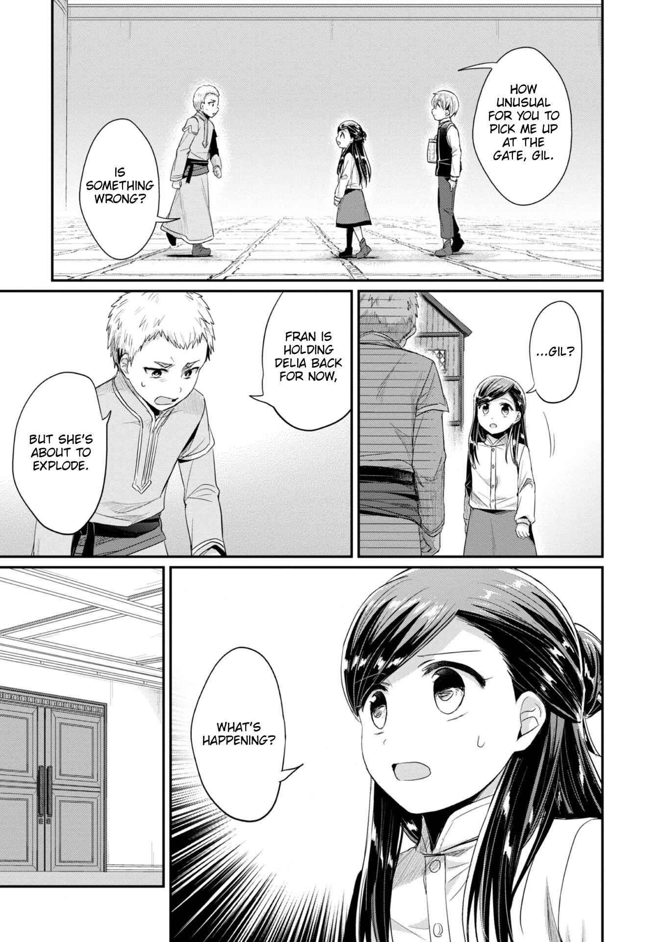 Page 25 Chapter 21 Honzuki no Gekokujou: Shisho ni Naru Tame ni wa Shudan o Erandeiraremasen—Dai 2-bu: Hon no Tamenara Miko ni Naru!