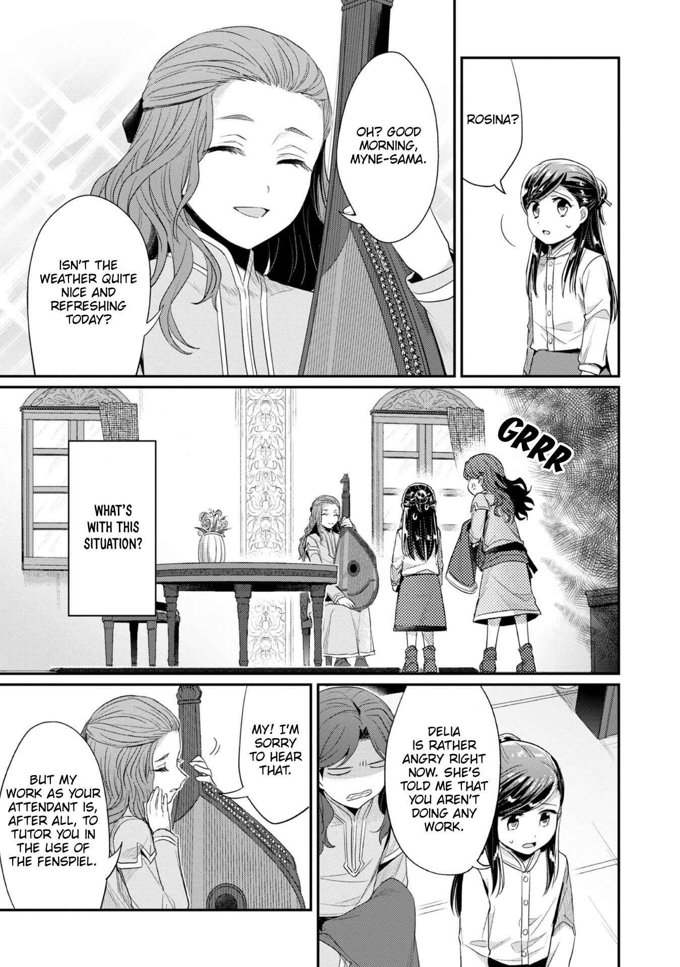 Page 27 Chapter 21 Honzuki no Gekokujou: Shisho ni Naru Tame ni wa Shudan o Erandeiraremasen—Dai 2-bu: Hon no Tamenara Miko ni Naru!