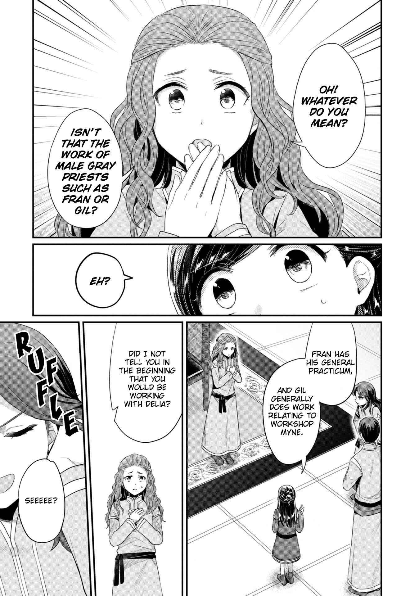 Page 31 Chapter 21 Honzuki no Gekokujou: Shisho ni Naru Tame ni wa Shudan o Erandeiraremasen—Dai 2-bu: Hon no Tamenara Miko ni Naru!