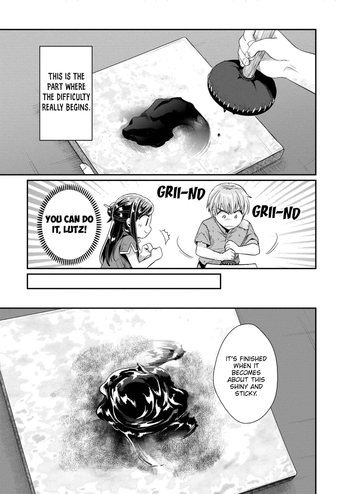 Page 22 Chapter 24 Honzuki no Gekokujou: Shisho ni Naru Tame ni wa Shudan o Erandeiraremasen—Dai 2-bu: Hon no Tamenara Miko ni Naru!