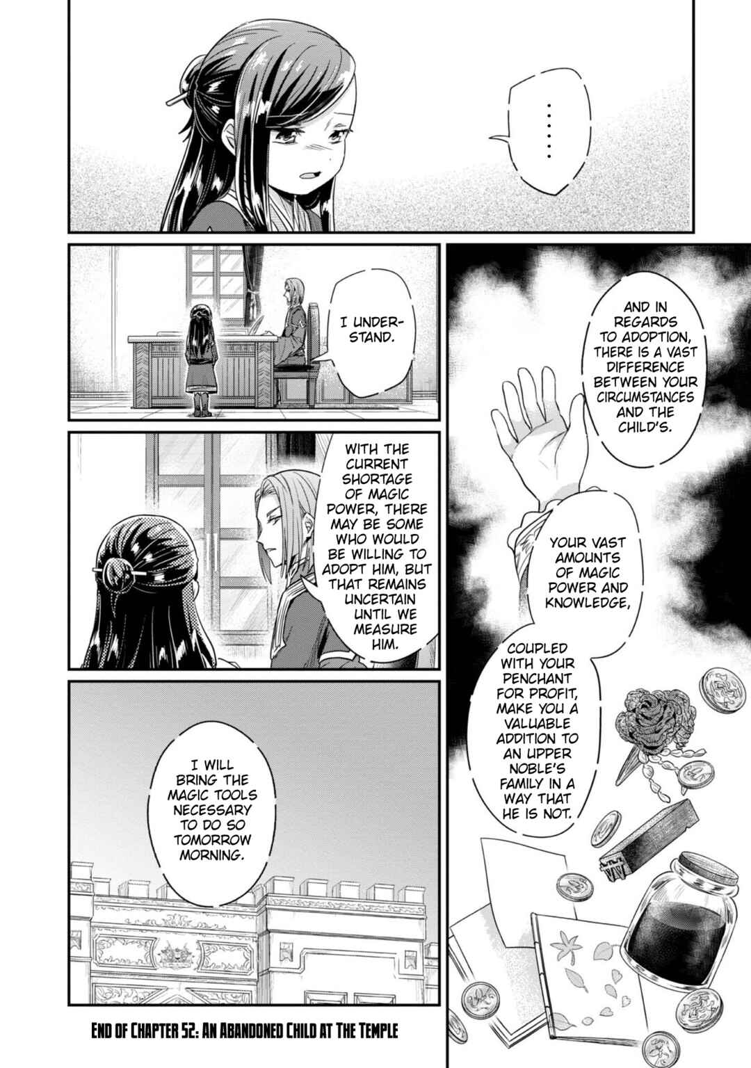 Page 31 Chapter 52 Honzuki no Gekokujou: Shisho ni Naru Tame ni wa Shudan o Erandeiraremasen—Dai 2-bu: Hon no Tamenara Miko ni Naru!