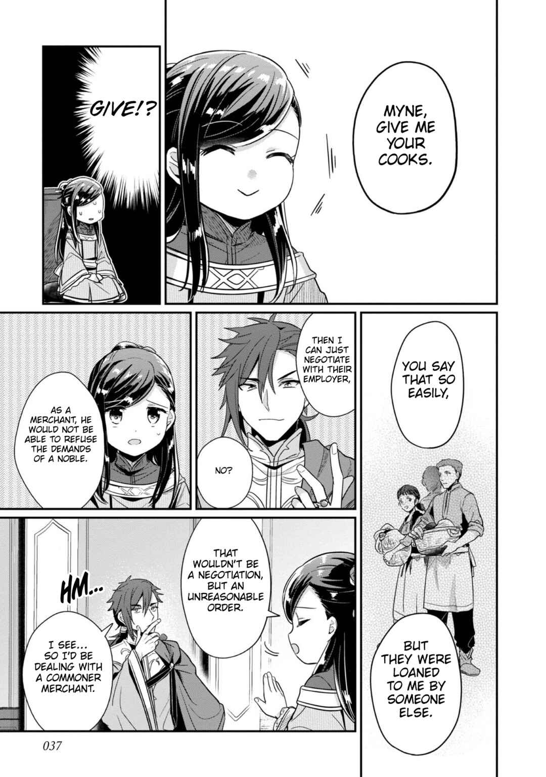 Page 10 Chapter 47 Honzuki no Gekokujou: Shisho ni Naru Tame ni wa Shudan o Erandeiraremasen—Dai 2-bu: Hon no Tamenara Miko ni Naru!