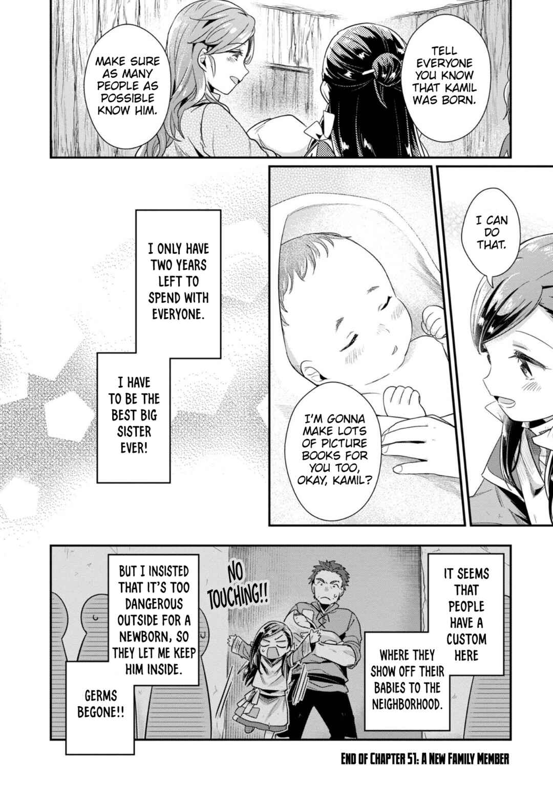 Page 26 Chapter 51 Honzuki no Gekokujou: Shisho ni Naru Tame ni wa Shudan o Erandeiraremasen—Dai 2-bu: Hon no Tamenara Miko ni Naru!