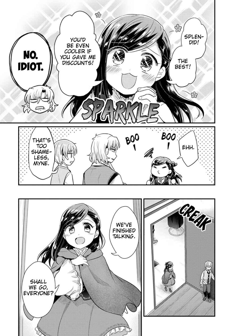 Page 11 Chapter 32 Honzuki no Gekokujou: Shisho ni Naru Tame ni wa Shudan o Erandeiraremasen—Dai 2-bu: Hon no Tamenara Miko ni Naru!
