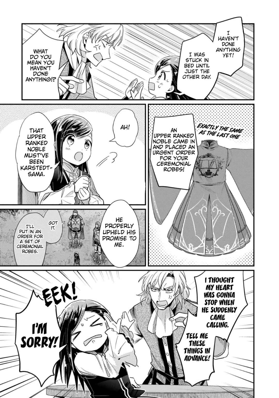 Page 22 Chapter 39 Honzuki no Gekokujou: Shisho ni Naru Tame ni wa Shudan o Erandeiraremasen—Dai 2-bu: Hon no Tamenara Miko ni Naru!