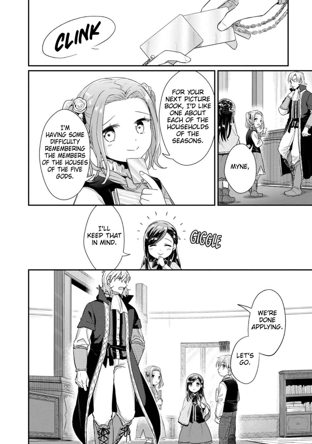 Page 29 Chapter 39 Honzuki no Gekokujou: Shisho ni Naru Tame ni wa Shudan o Erandeiraremasen—Dai 2-bu: Hon no Tamenara Miko ni Naru!