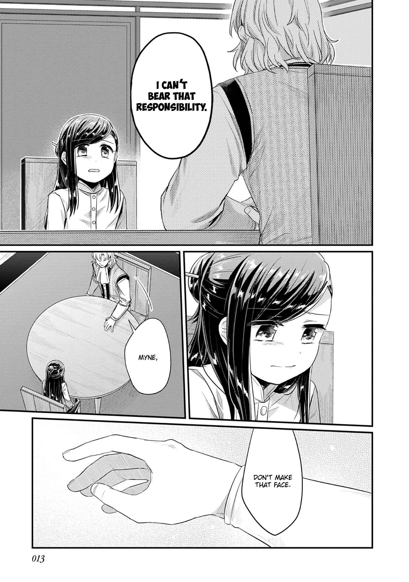 Page 15 Chapter 16 Honzuki no Gekokujou: Shisho ni Naru Tame ni wa Shudan o Erandeiraremasen—Dai 2-bu: Hon no Tamenara Miko ni Naru!