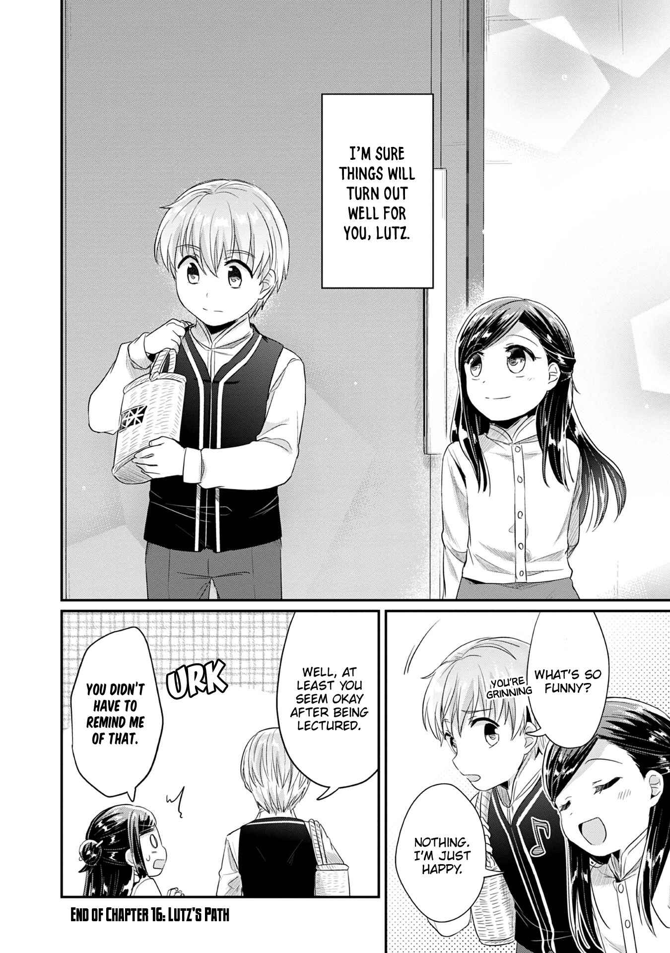 Page 28 Chapter 16 Honzuki no Gekokujou: Shisho ni Naru Tame ni wa Shudan o Erandeiraremasen—Dai 2-bu: Hon no Tamenara Miko ni Naru!