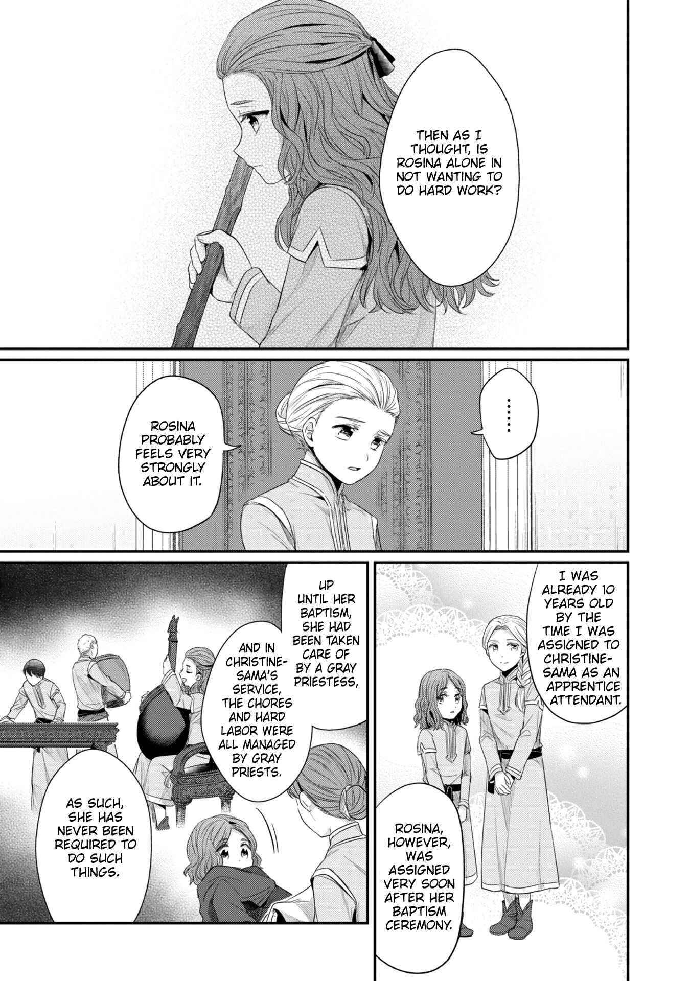 Page 10 Chapter 22 Honzuki no Gekokujou: Shisho ni Naru Tame ni wa Shudan o Erandeiraremasen—Dai 2-bu: Hon no Tamenara Miko ni Naru!