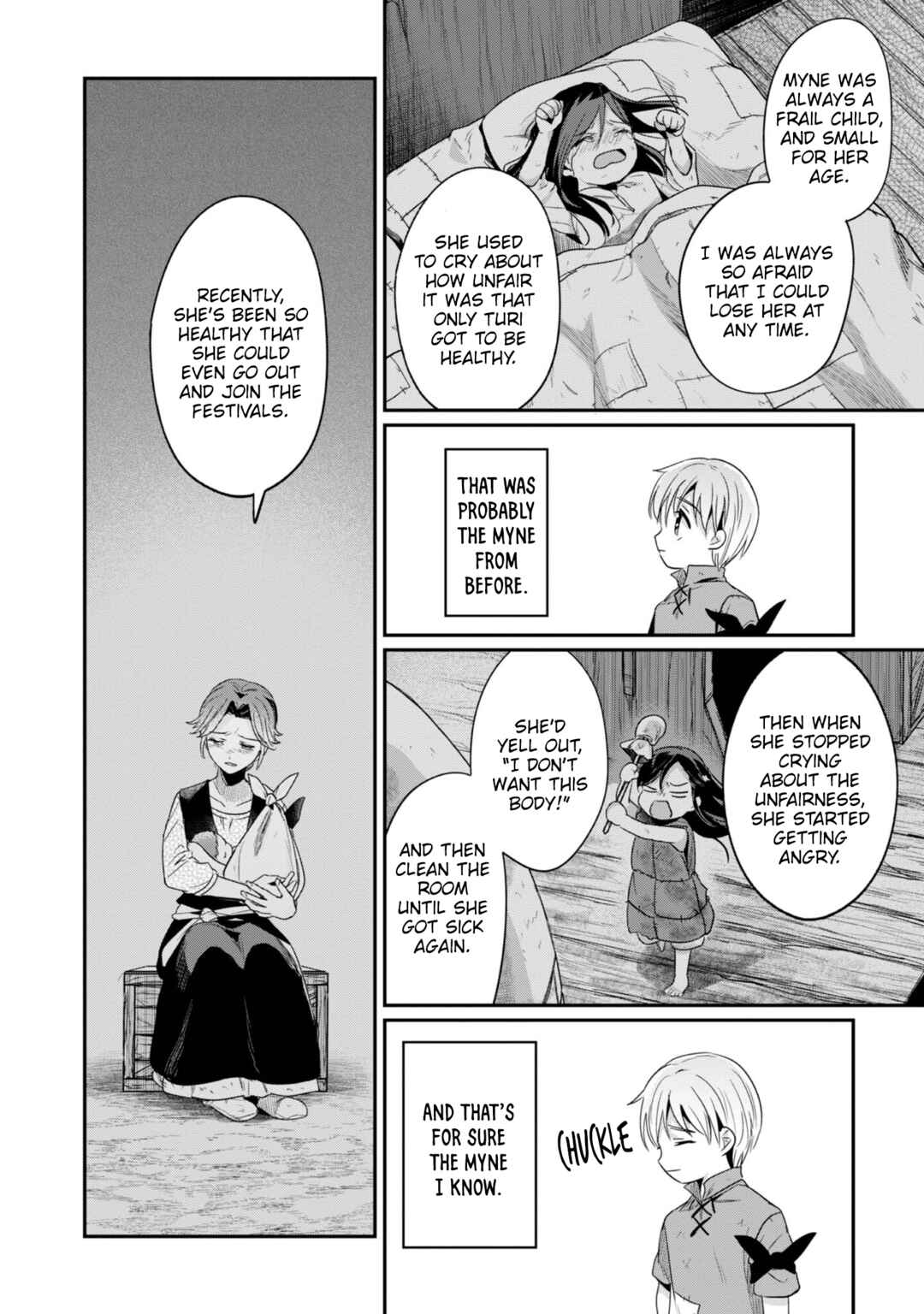 Page 23 Chapter 64.5 Honzuki no Gekokujou: Shisho ni Naru Tame ni wa Shudan o Erandeiraremasen—Dai 2-bu: Hon no Tamenara Miko ni Naru!