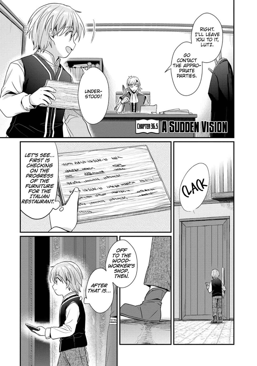 Page 2 Chapter 36.5 Honzuki no Gekokujou: Shisho ni Naru Tame ni wa Shudan o Erandeiraremasen—Dai 2-bu: Hon no Tamenara Miko ni Naru!