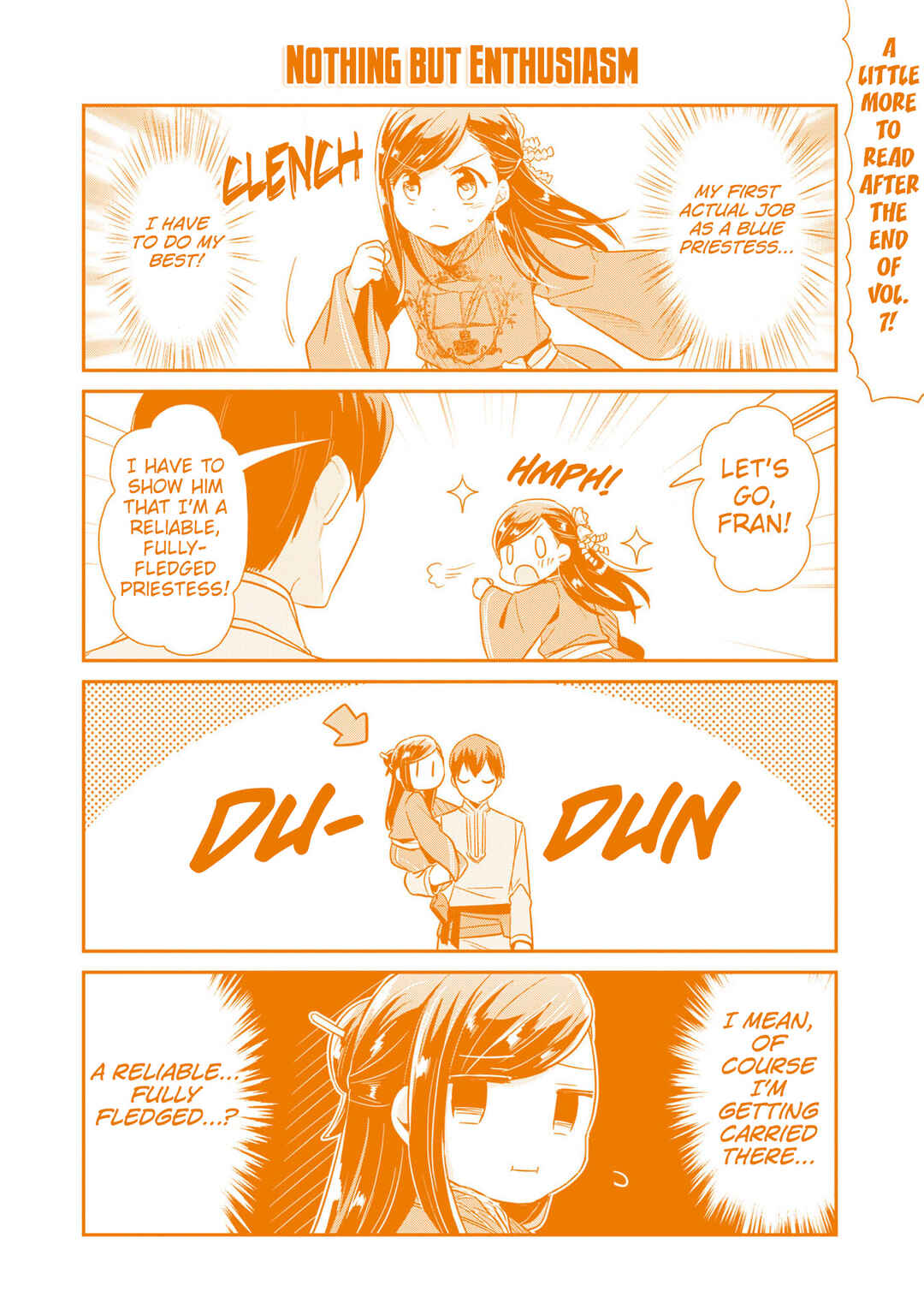 Page 8 Chapter 36.5 Honzuki no Gekokujou: Shisho ni Naru Tame ni wa Shudan o Erandeiraremasen—Dai 2-bu: Hon no Tamenara Miko ni Naru!