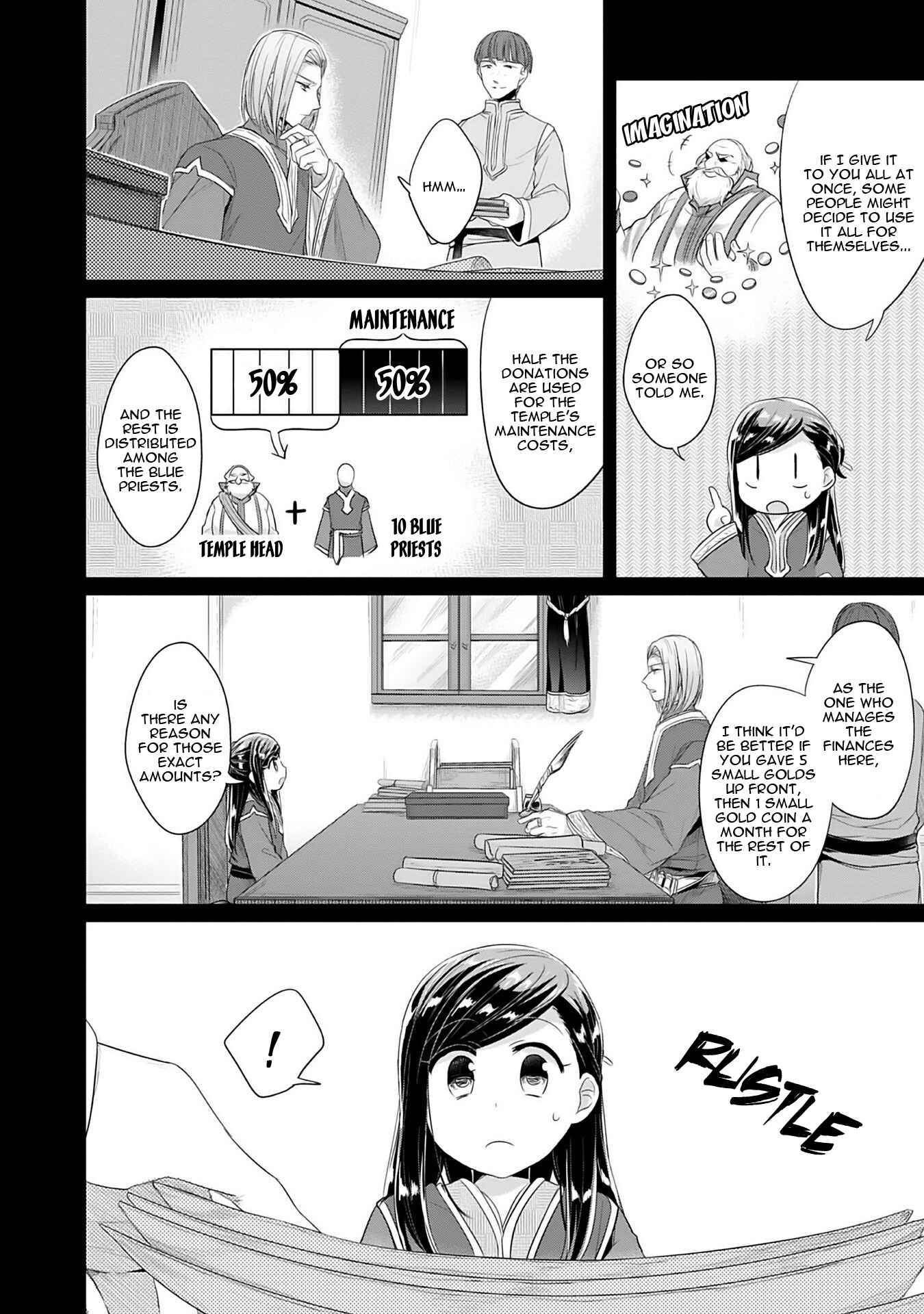 Page 3 Chapter 2 Honzuki no Gekokujou: Shisho ni Naru Tame ni wa Shudan o Erandeiraremasen—Dai 2-bu: Hon no Tamenara Miko ni Naru!