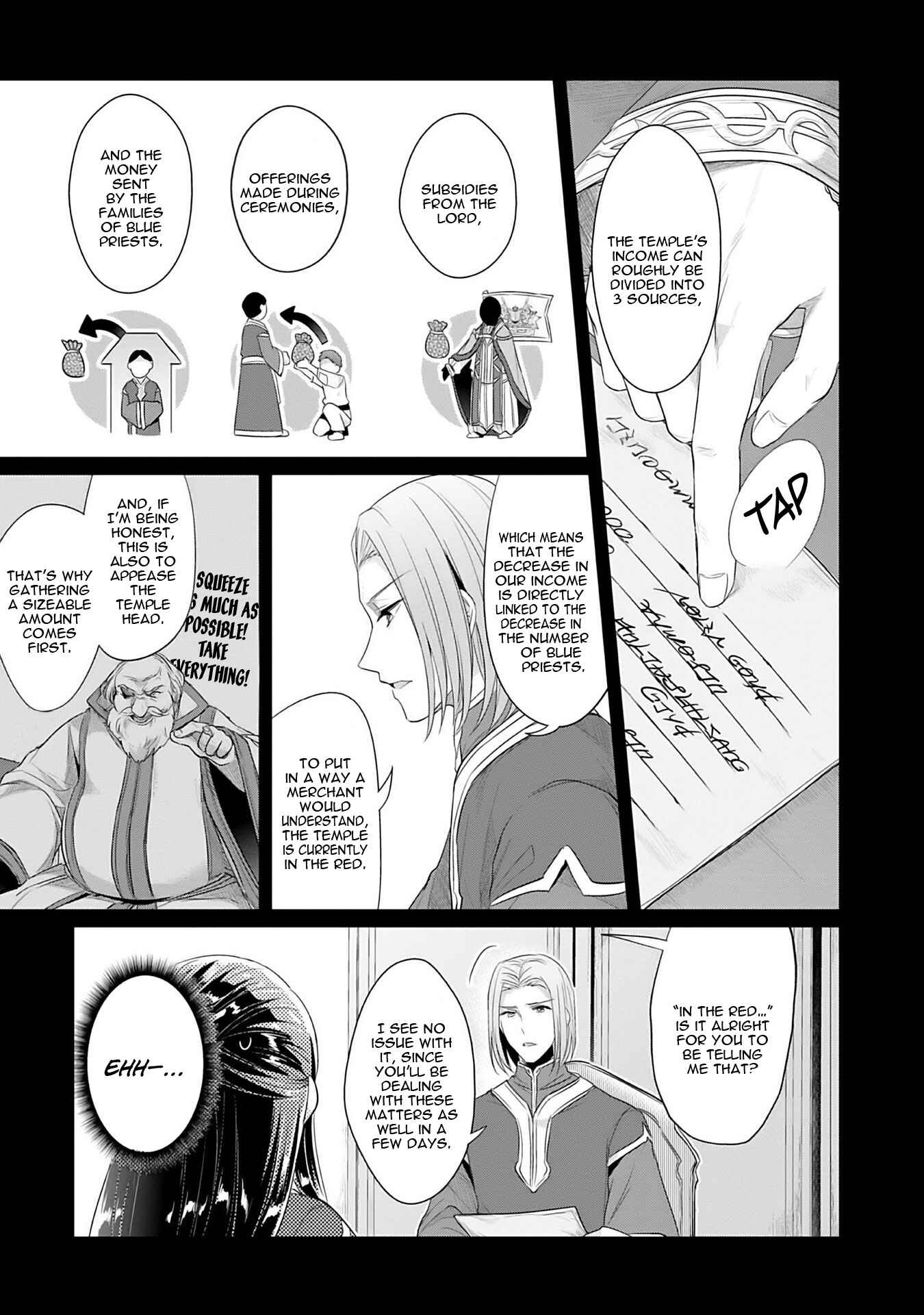 Page 4 Chapter 2 Honzuki no Gekokujou: Shisho ni Naru Tame ni wa Shudan o Erandeiraremasen—Dai 2-bu: Hon no Tamenara Miko ni Naru!