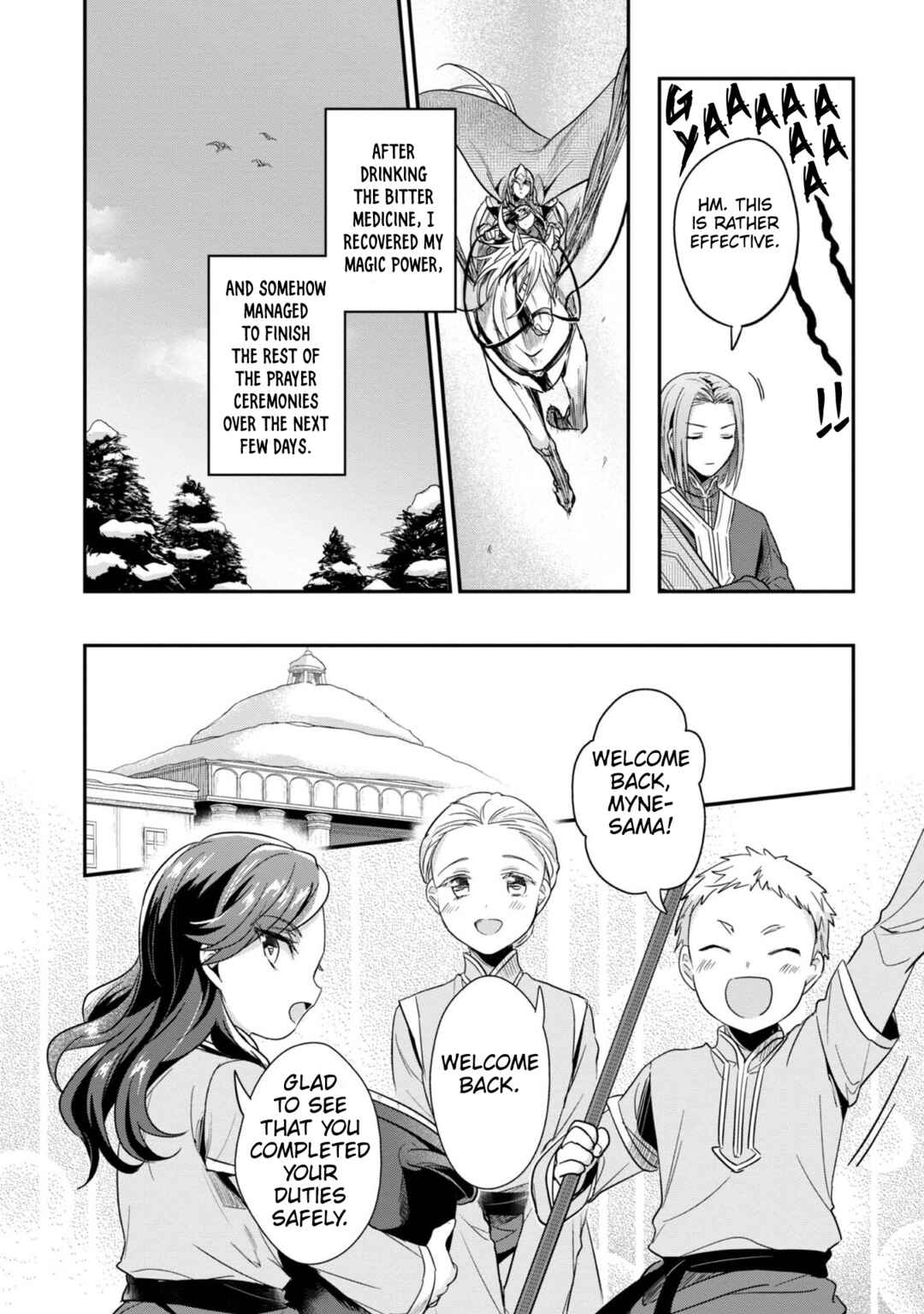 Page 28 Chapter 48 Honzuki no Gekokujou: Shisho ni Naru Tame ni wa Shudan o Erandeiraremasen—Dai 2-bu: Hon no Tamenara Miko ni Naru!
