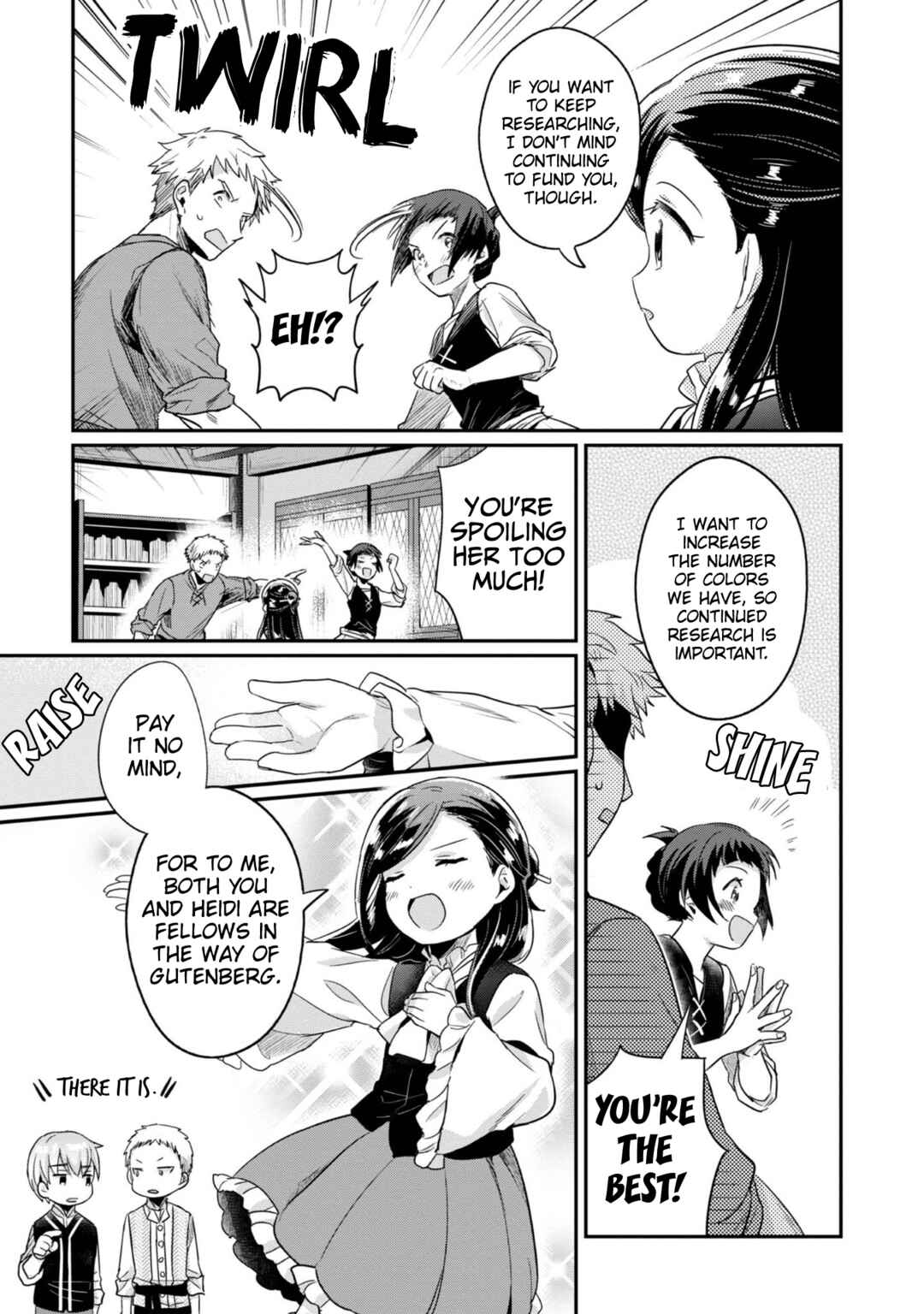 Page 16 Chapter 54 Honzuki no Gekokujou: Shisho ni Naru Tame ni wa Shudan o Erandeiraremasen—Dai 2-bu: Hon no Tamenara Miko ni Naru!