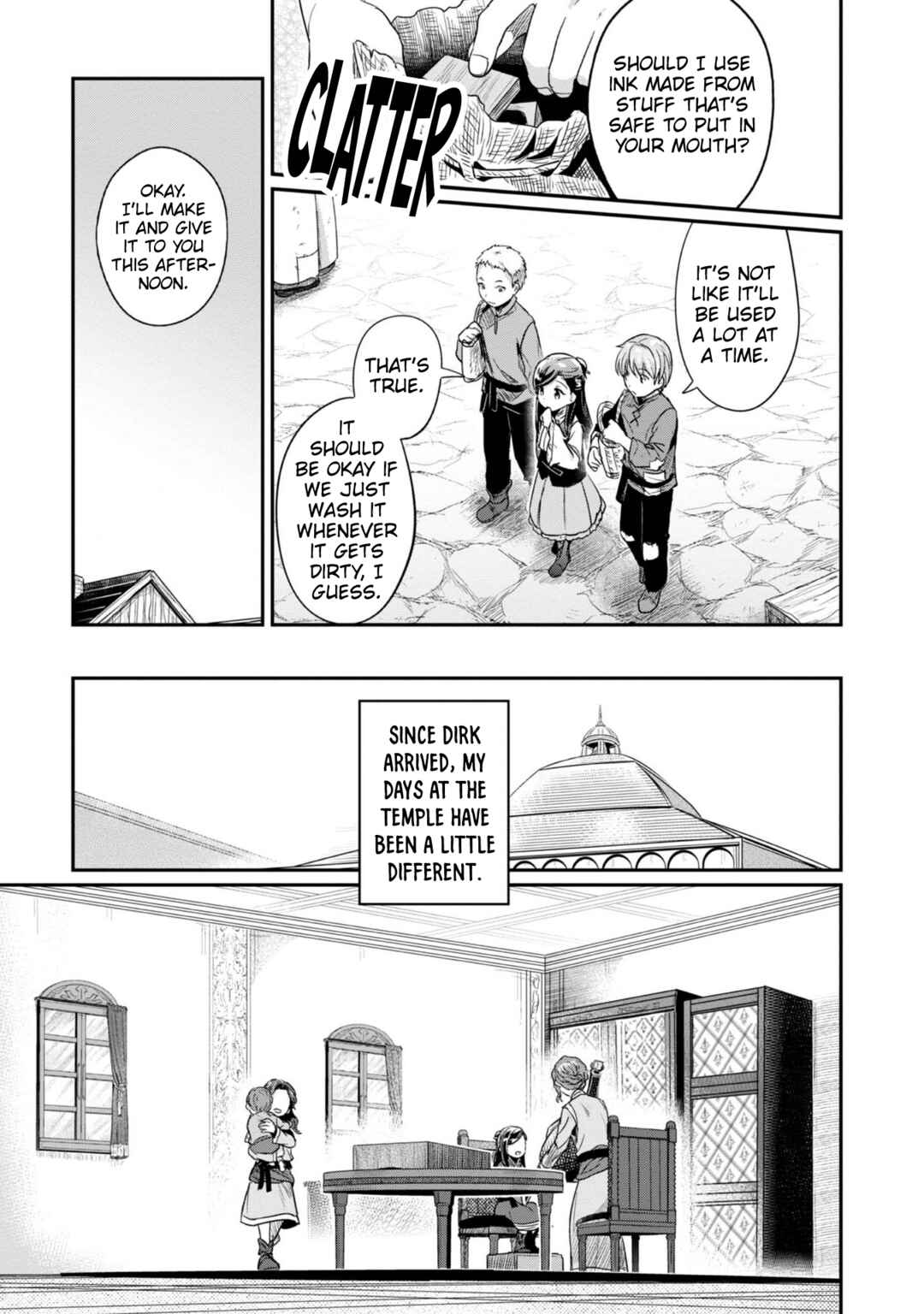 Page 30 Chapter 54 Honzuki no Gekokujou: Shisho ni Naru Tame ni wa Shudan o Erandeiraremasen—Dai 2-bu: Hon no Tamenara Miko ni Naru!
