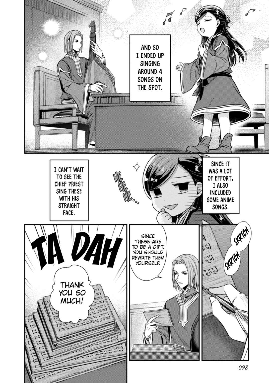 Page 21 Chapter 44 Honzuki no Gekokujou: Shisho ni Naru Tame ni wa Shudan o Erandeiraremasen—Dai 2-bu: Hon no Tamenara Miko ni Naru!