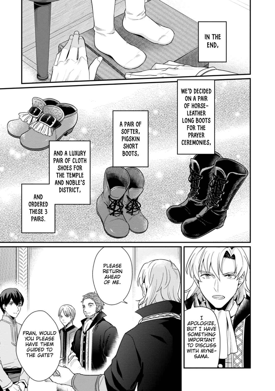 Page 8 Chapter 44 Honzuki no Gekokujou: Shisho ni Naru Tame ni wa Shudan o Erandeiraremasen—Dai 2-bu: Hon no Tamenara Miko ni Naru!