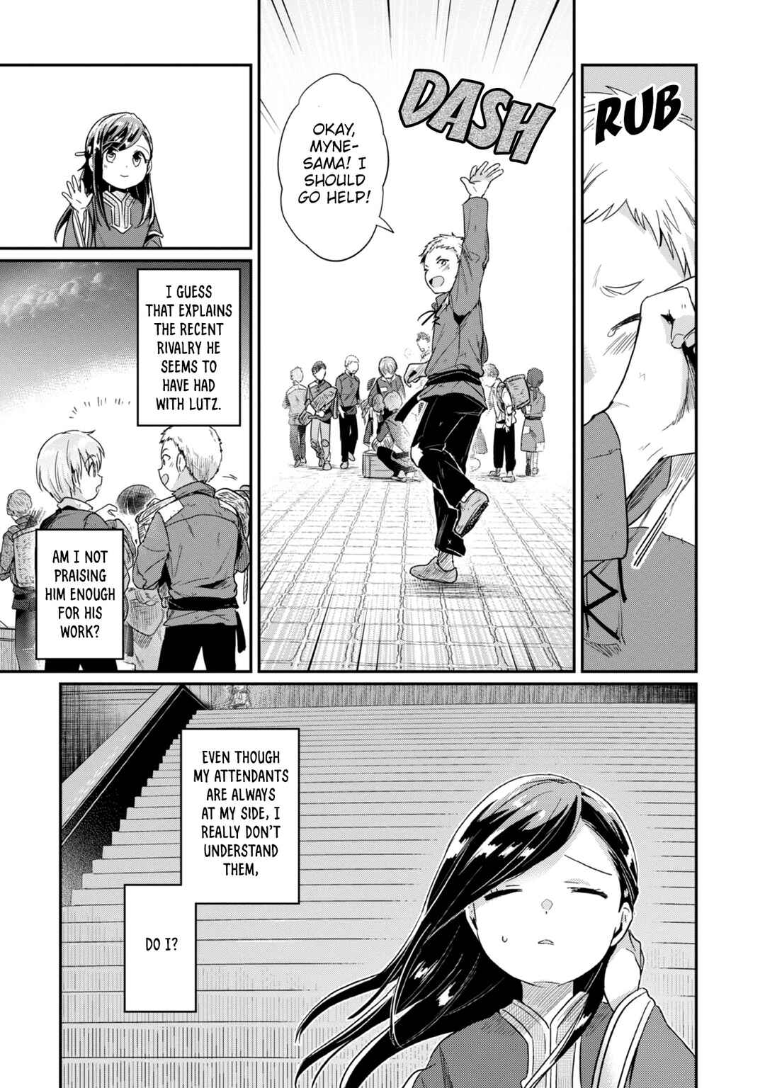 Page 16 Chapter 50 Honzuki no Gekokujou: Shisho ni Naru Tame ni wa Shudan o Erandeiraremasen—Dai 2-bu: Hon no Tamenara Miko ni Naru!