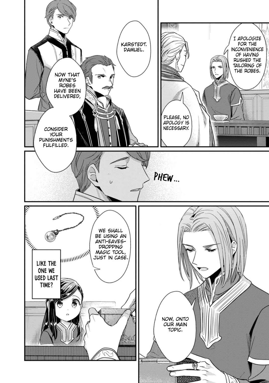 Page 13 Chapter 42 Honzuki no Gekokujou: Shisho ni Naru Tame ni wa Shudan o Erandeiraremasen—Dai 2-bu: Hon no Tamenara Miko ni Naru!