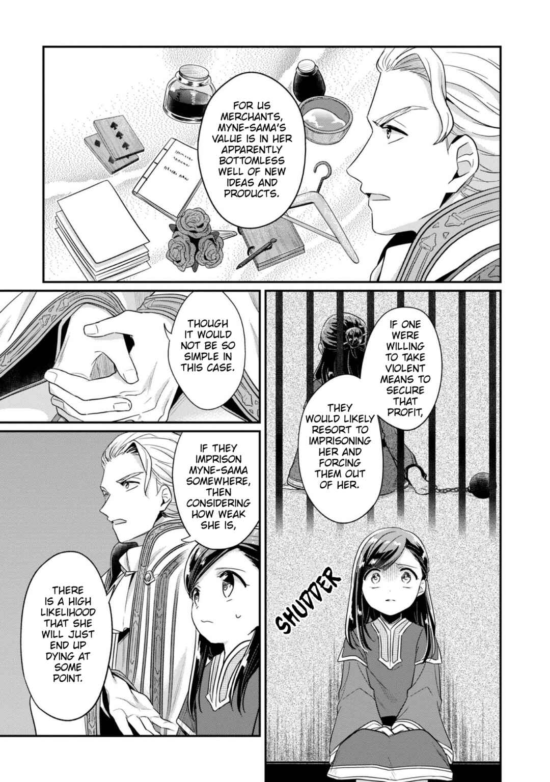 Page 18 Chapter 42 Honzuki no Gekokujou: Shisho ni Naru Tame ni wa Shudan o Erandeiraremasen—Dai 2-bu: Hon no Tamenara Miko ni Naru!