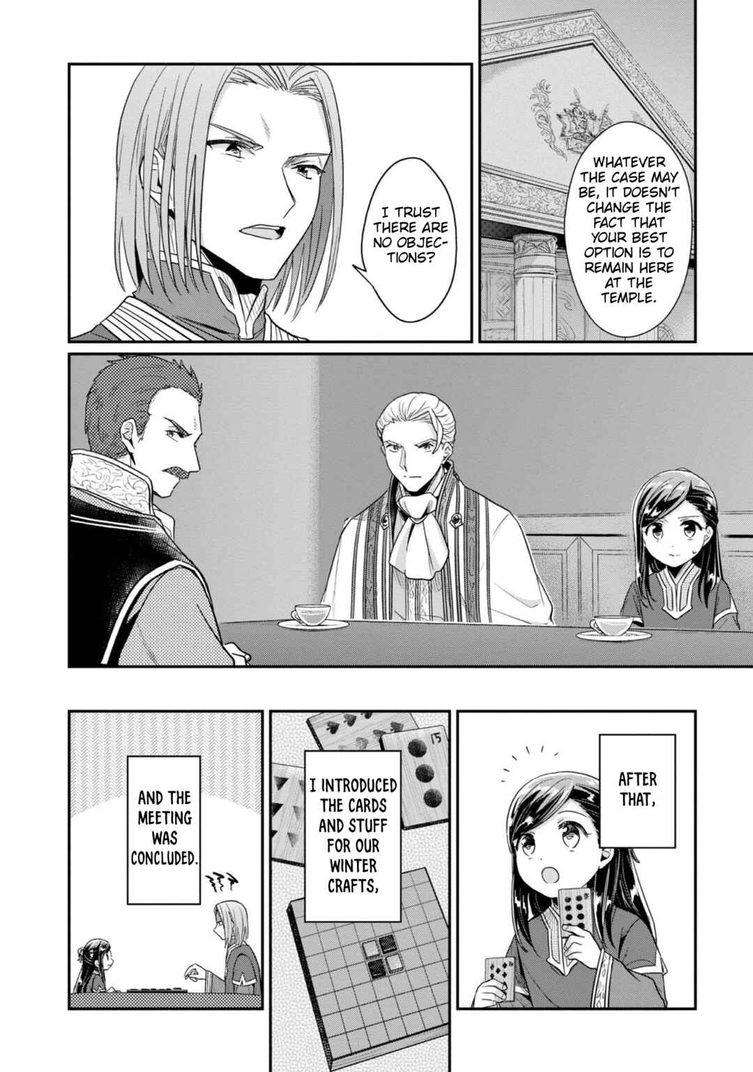 Page 21 Chapter 42 Honzuki no Gekokujou: Shisho ni Naru Tame ni wa Shudan o Erandeiraremasen—Dai 2-bu: Hon no Tamenara Miko ni Naru!