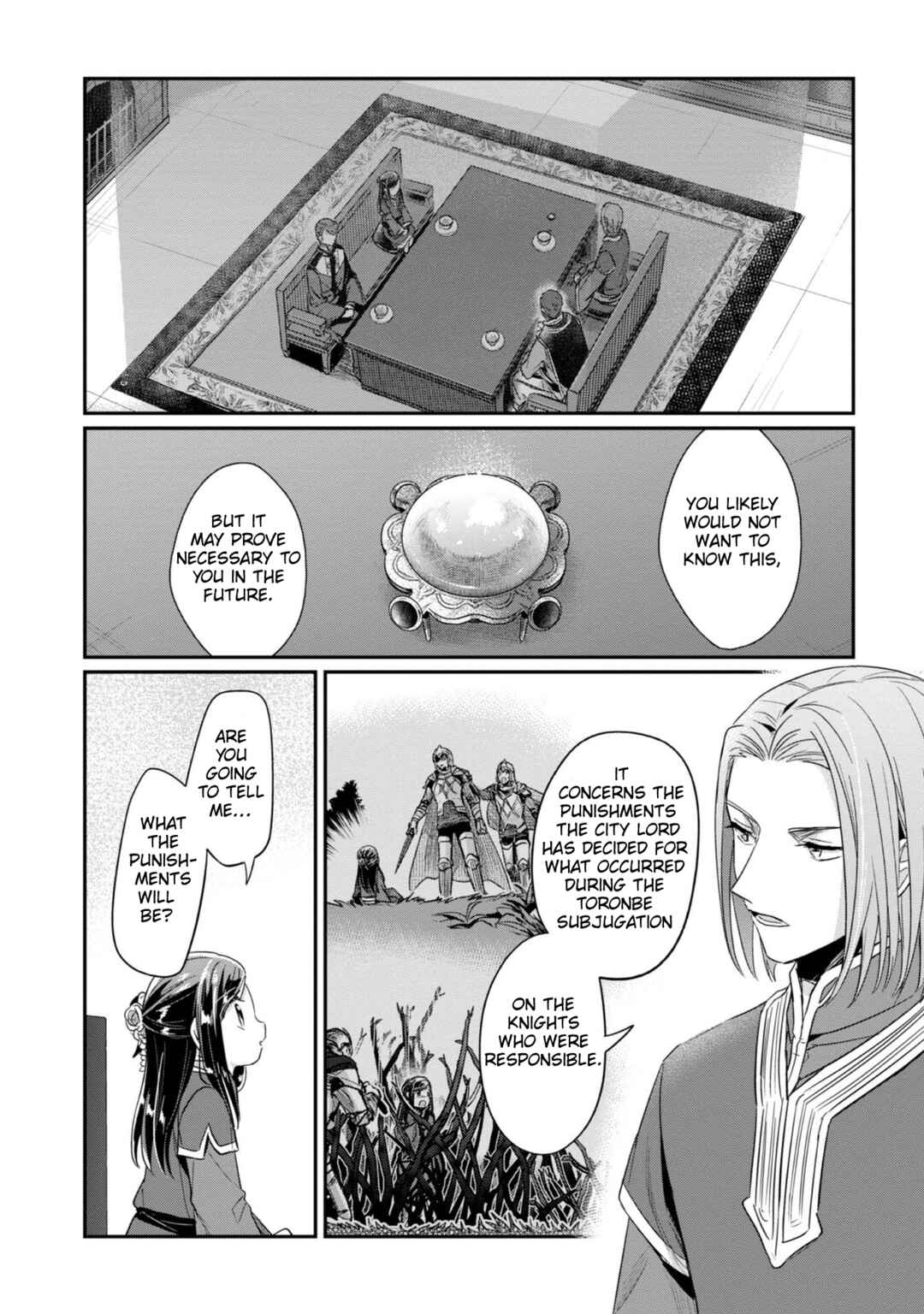 Page 23 Chapter 42 Honzuki no Gekokujou: Shisho ni Naru Tame ni wa Shudan o Erandeiraremasen—Dai 2-bu: Hon no Tamenara Miko ni Naru!