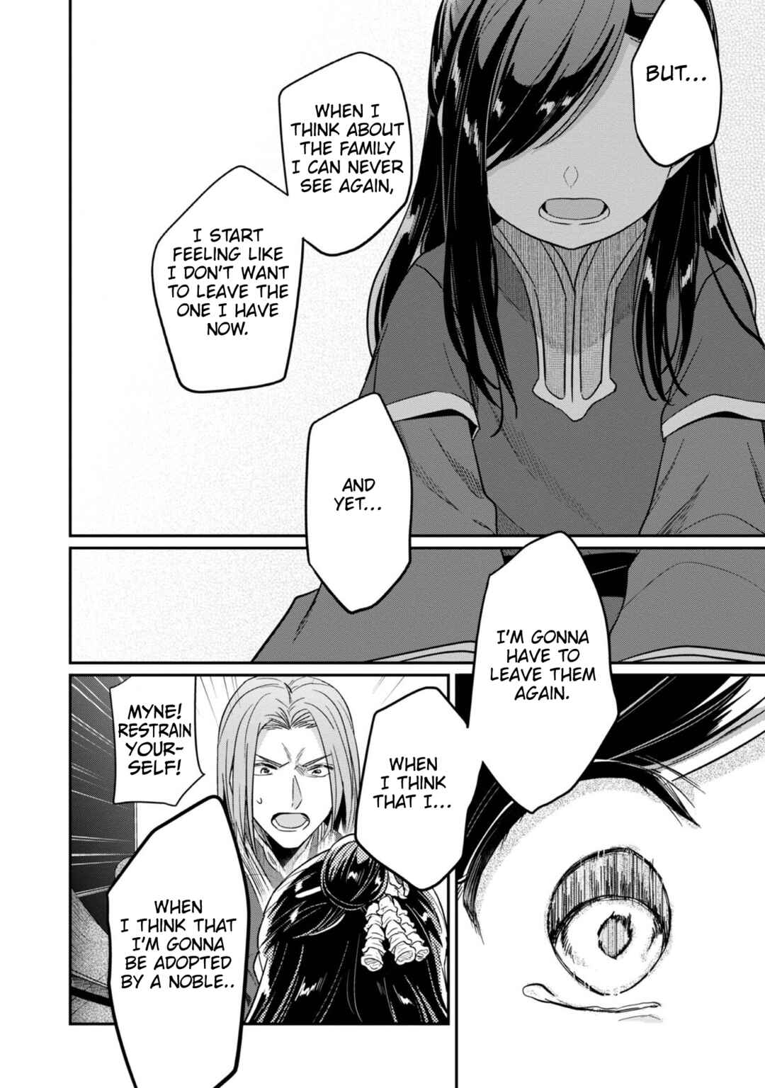 Page 39 Chapter 42 Honzuki no Gekokujou: Shisho ni Naru Tame ni wa Shudan o Erandeiraremasen—Dai 2-bu: Hon no Tamenara Miko ni Naru!